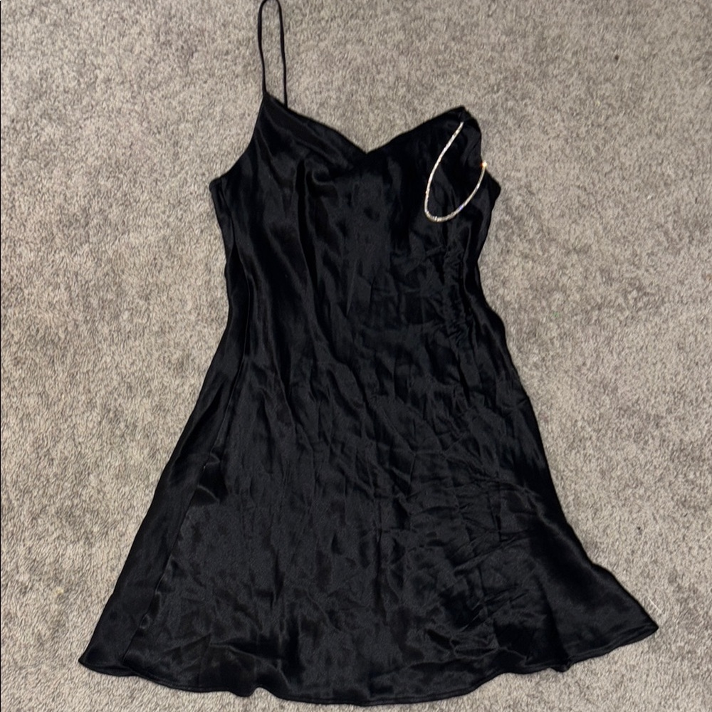 Elegant Black Slip Dress